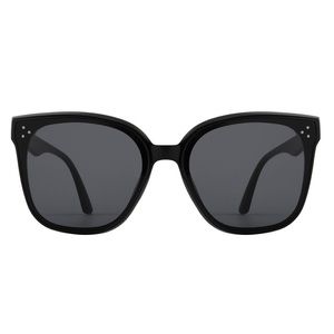 Black Oversized Wayfarer Cat Eye Square Rounded Frame Sunglasses